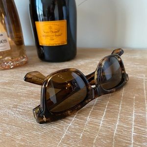 Jacque Marie Mage Fitzgerald “jmmfg57”Designer Sunglasses Tortoise Shell